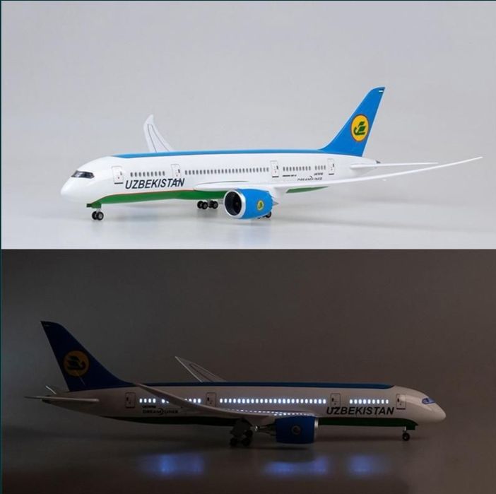 Самолёт Воеing787  Uzbekiston Air vays
