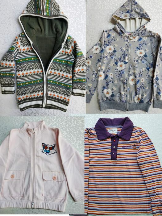 На разные возраста одежда для мальчиков и девочек