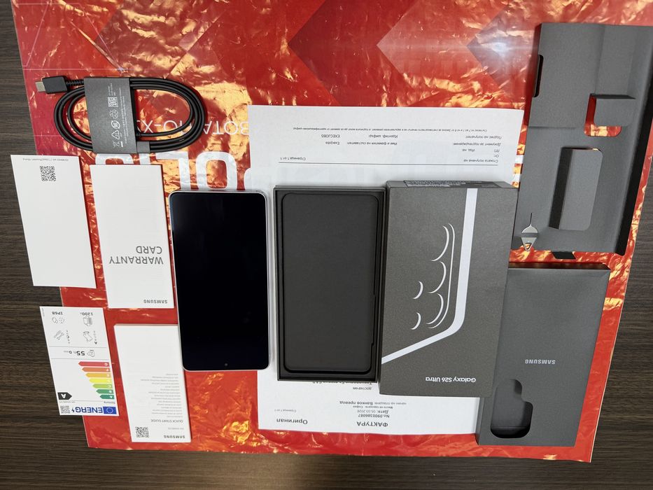 КАТО НОВ 512GB Samsung S26 Ultra Гаранция Technopolis 2026г. Black