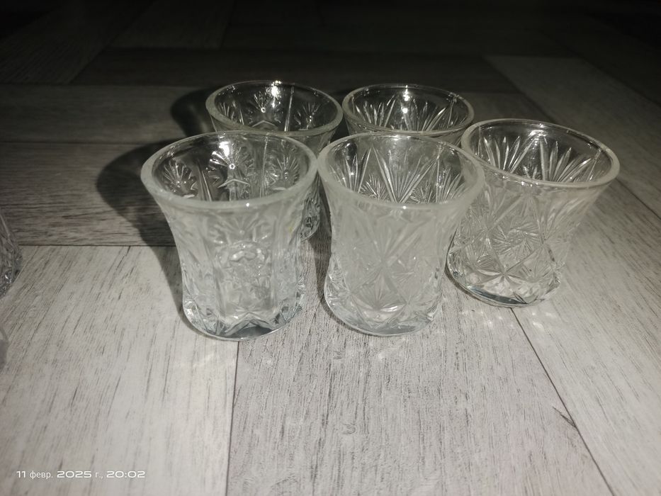 Рюмки, хрусталь, СССР