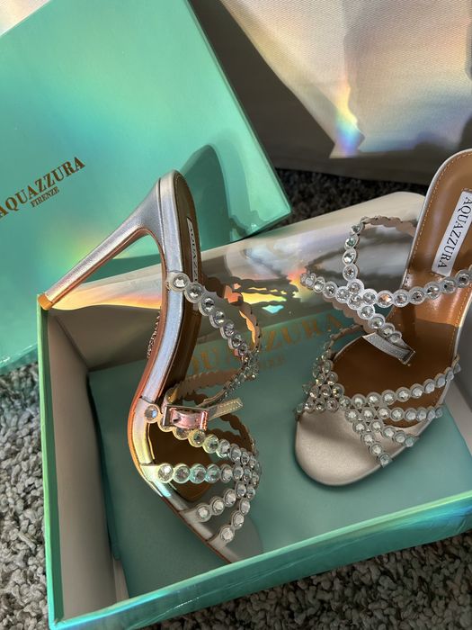 Sandale Aquazzura Tequilla piele naturala pe stoc