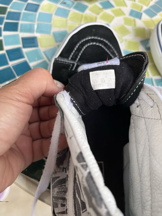 Vans  високи маратонки от естествена кожа и велур