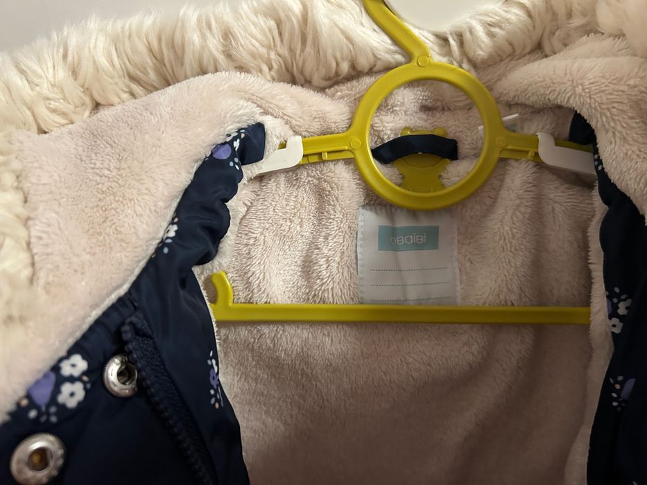 Бебешко зимно яке Obaïbi 68 см – като ново