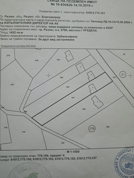 Къща,местност Предел,Разложко землище