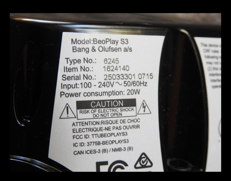 Boxa Bang&Olufsen S3