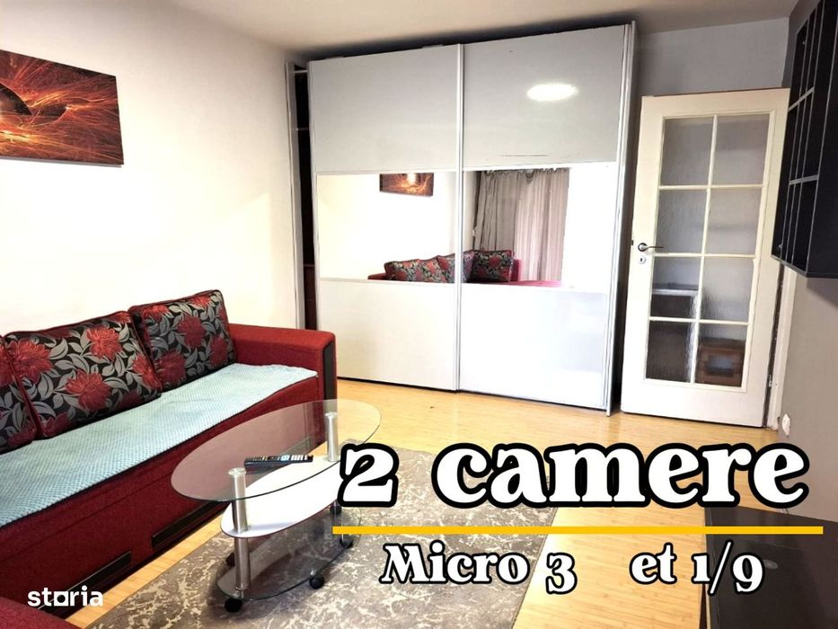 apartament 2 camere , etaj 1, zona Mall , mobilat