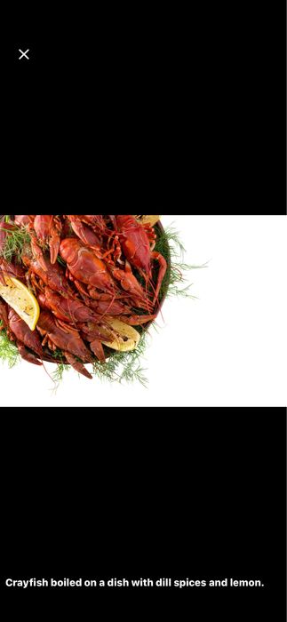 Живые и вареные раки