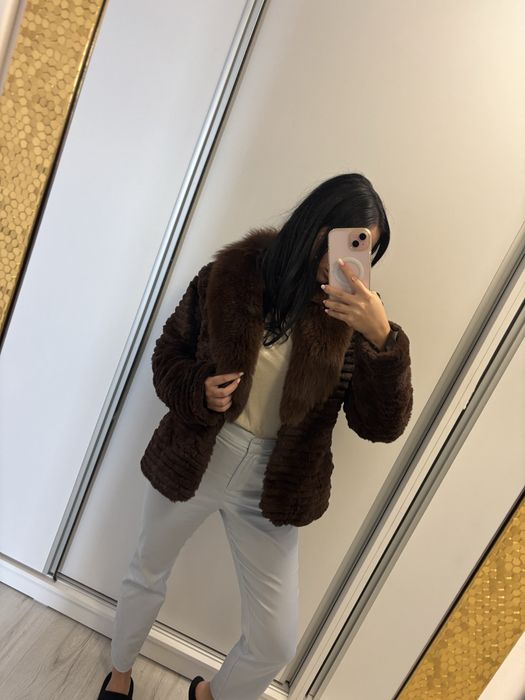 Blana naturala par de vulpe