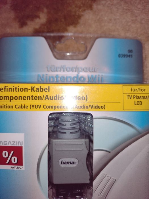 Hama cablu conectare Nindento Wii