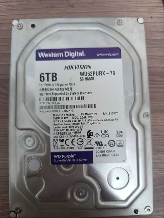 Продам Диск western digital 6tb 3tb