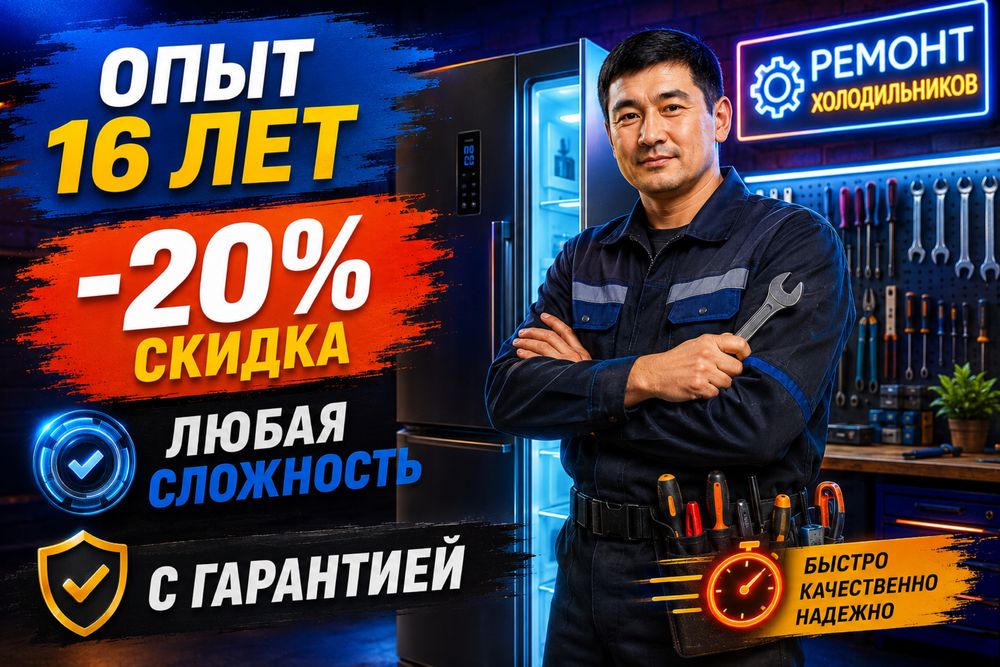 Срочный выезд ремонт Холодильников все марки на дому