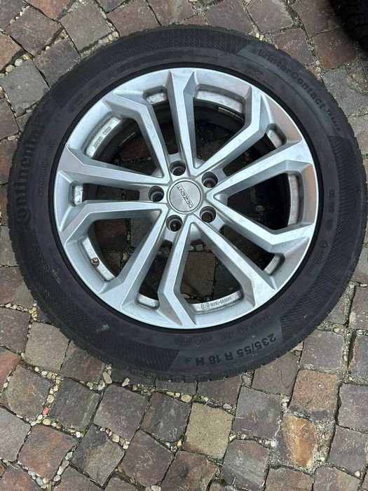 Set 4 jante Dezent + anvelope iarnă Continental R18