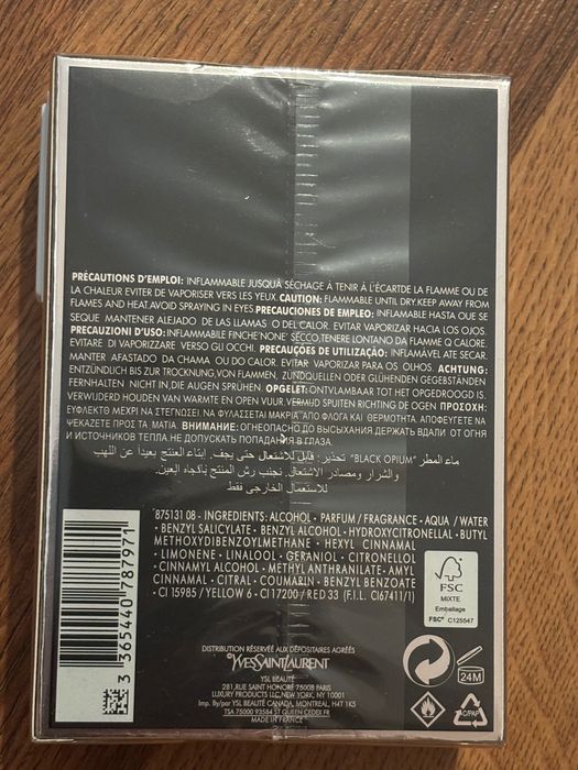 Parfum Ysl Black Opium, nou, 90 ml