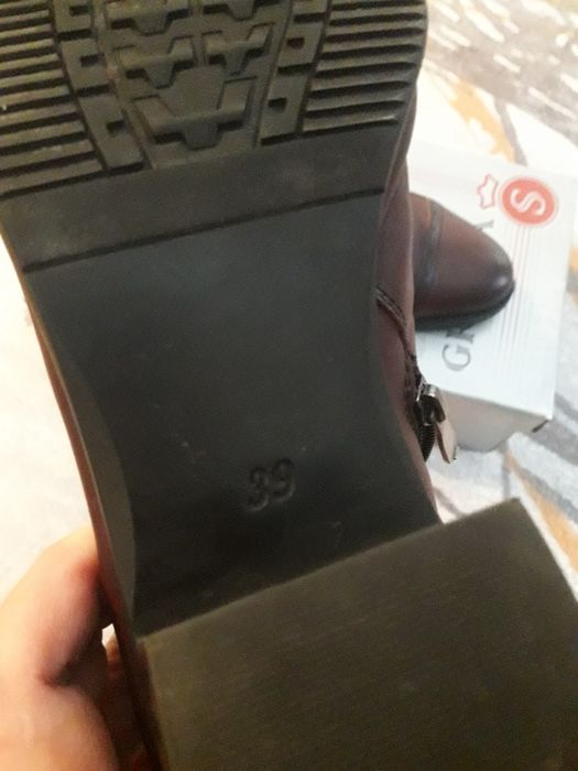 Дамски боти-39-ест.кожа