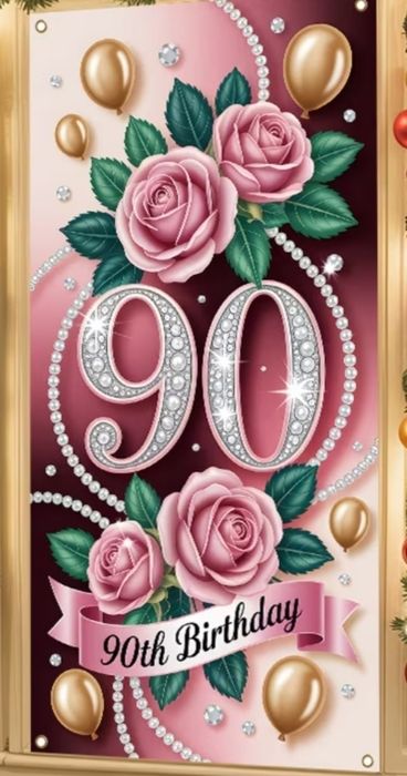 Баннер на 90 лет -аренда