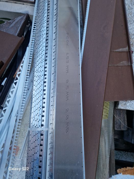 Vand profil soclu aluminiu 153