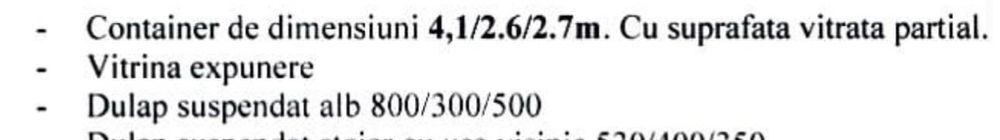 Container Fornetti complet echipat