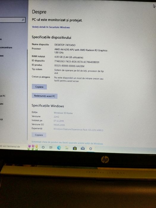 Laptop HP pavilion 17