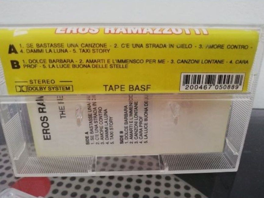 Caseta originala Eros Ramazzotti