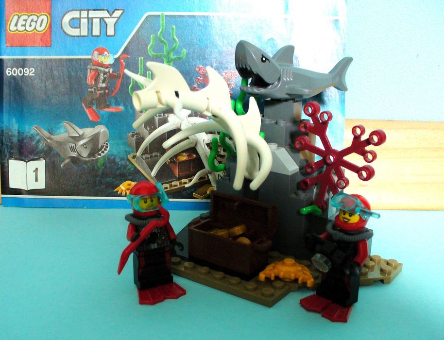 LEGO® City 60095 Дълбоководен изследователски кораб+60092+600991