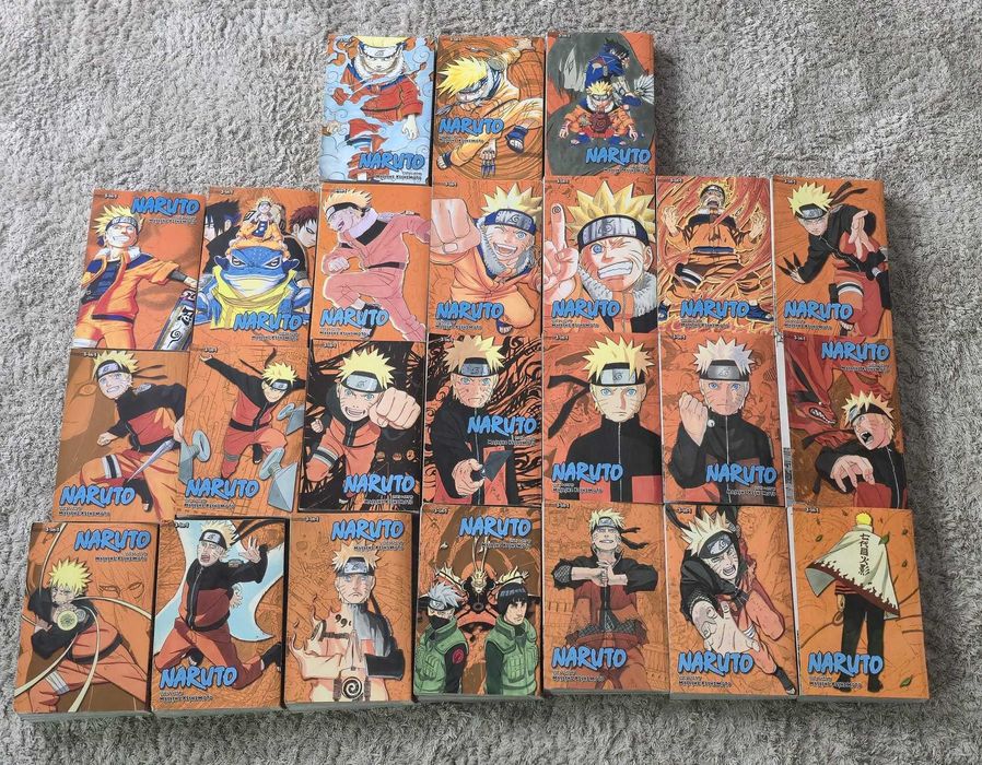 Vând Set Complet Manga Naruto (Ediția 3-in-1)
