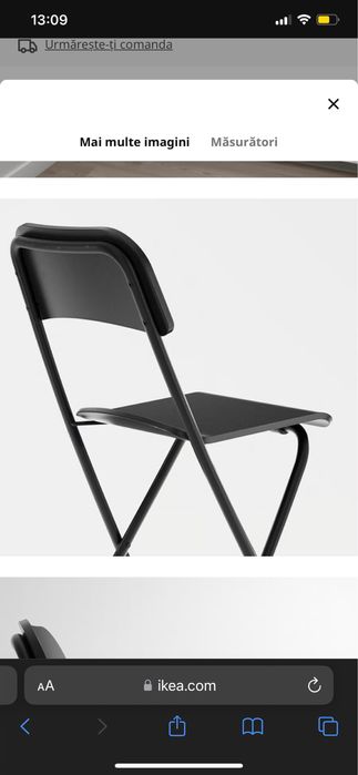 Scaun de bar pliabil Ikea