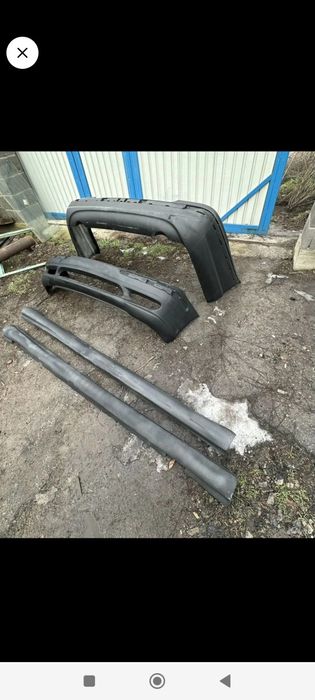 Бампер на БМВ е34, е36, е38, е39 е53 е63, Мерс w124,w140,w190w210 w211