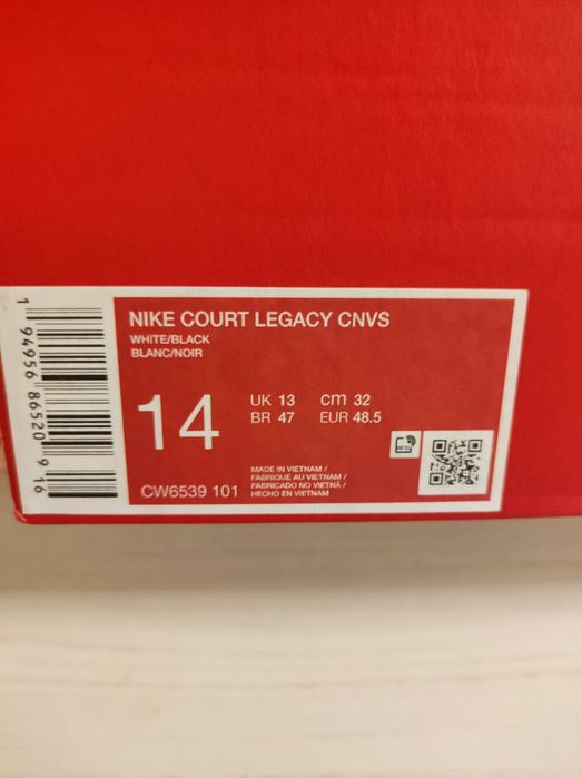 Nike Court Legacy Cnvs номер 48.5