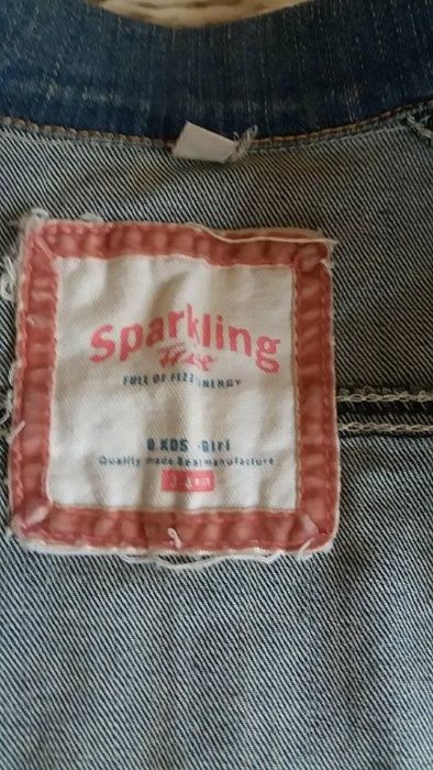 Продавам дънков комплект.Яке 104 см 3_4 год.Пола 110-116см