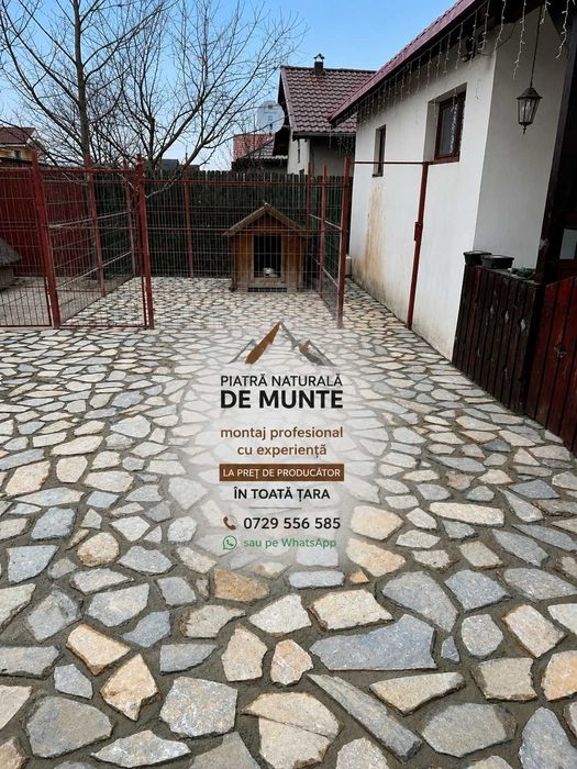 piatra naturala de munte vand si montez
