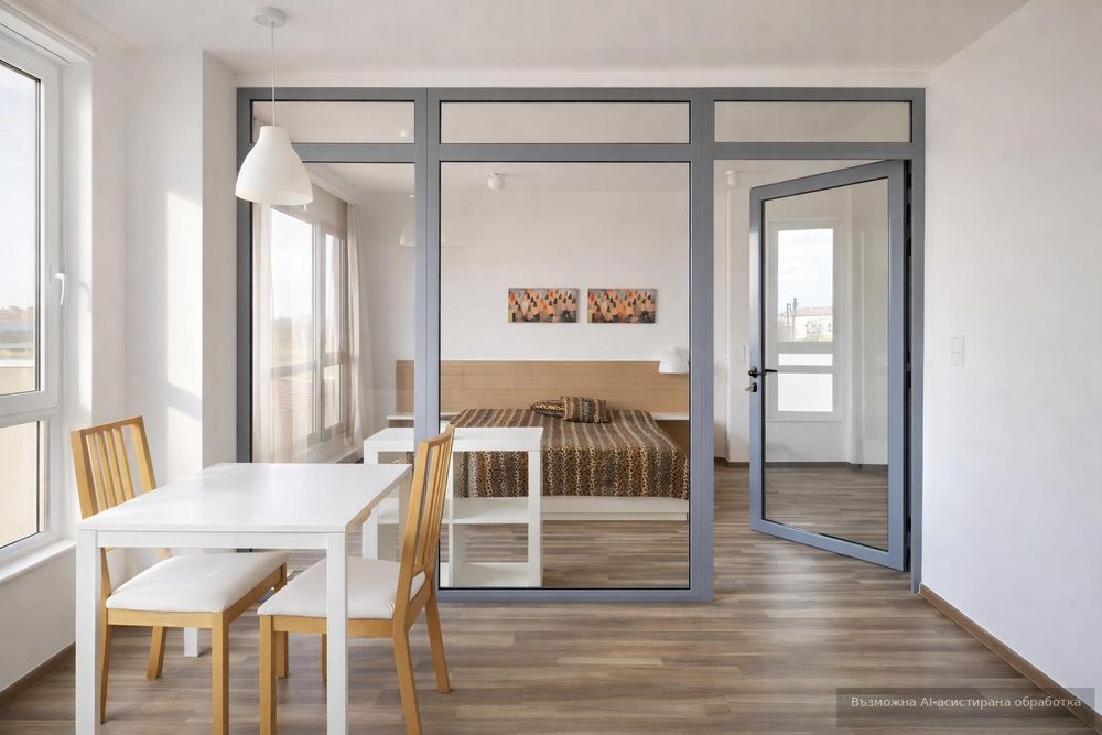 Двустаен апартамент под наем в Център