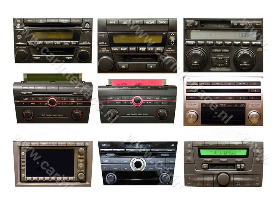 CD чейнджър Bluetooth за Mazda 2001 до 2009 мазда блутут адаптер WEFA