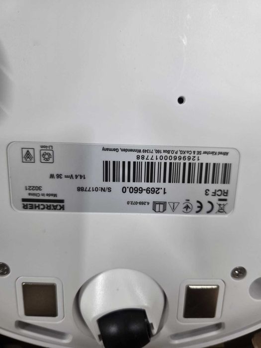 Robot de curățat podele Autonomie 120 min Fara Rolă de curățare