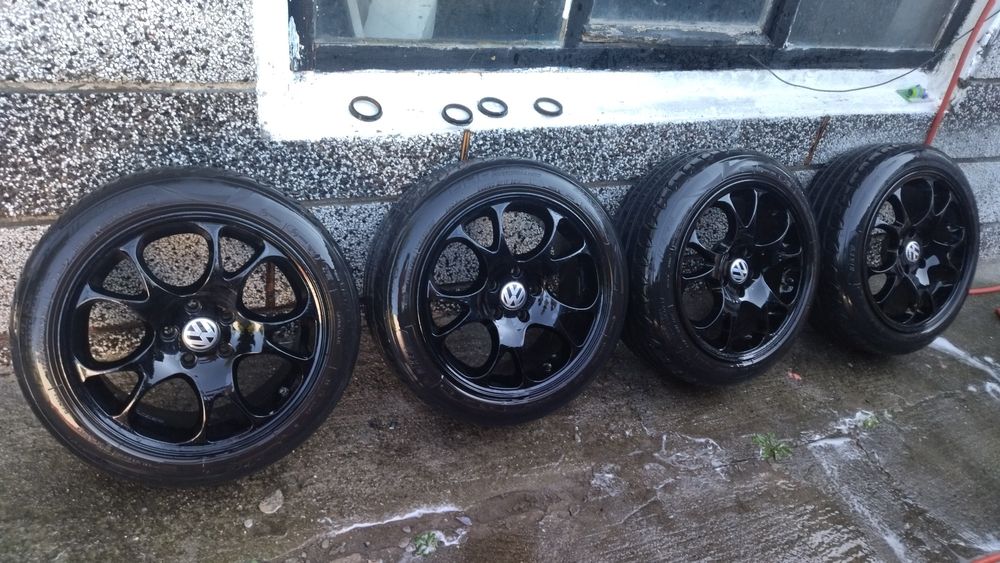 Лети джанти 17 5х112 с летни гуми