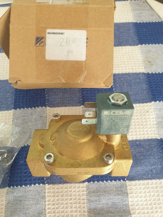 Electrovalva apa Ceme, valva apa electromagnetica, vana apa electrica, electroventil  1"  24V