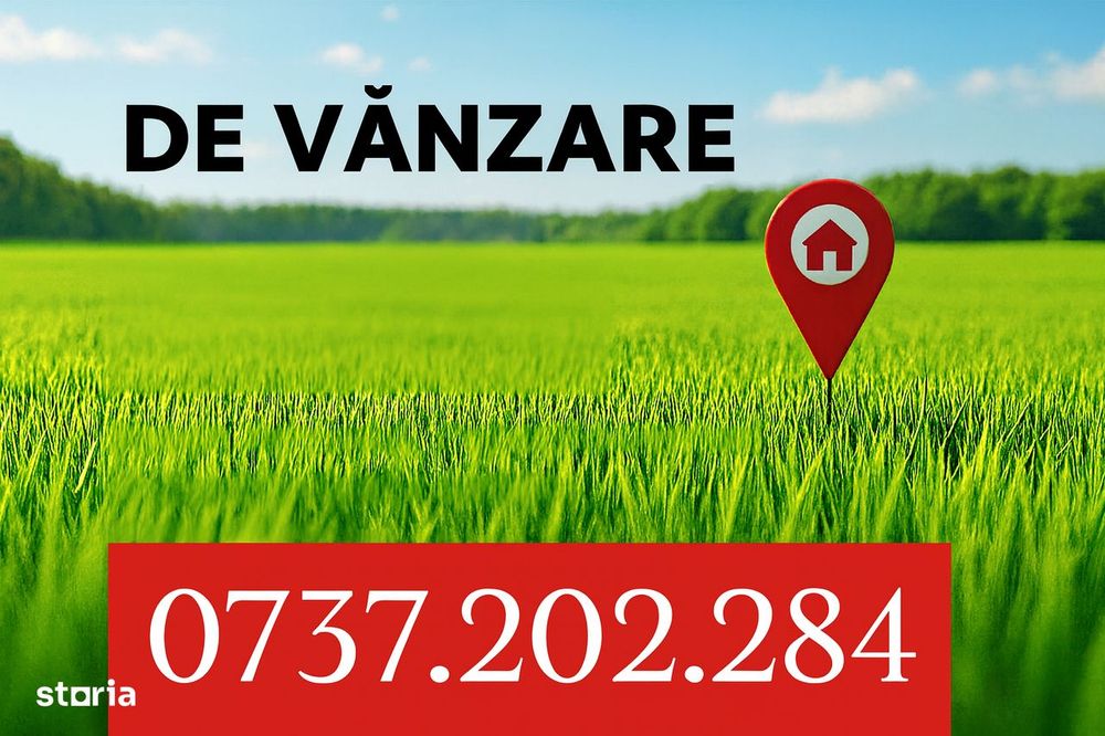 Teren de vanzare, 24.000 mp,deschidere  45 ml, DN4, Popesti Leordeni