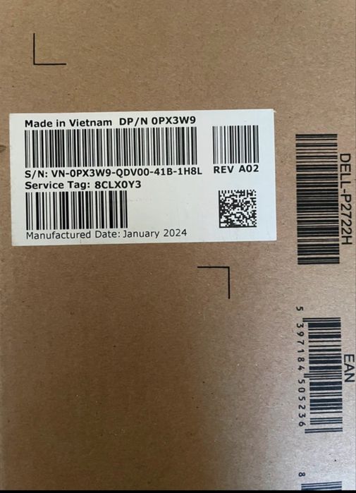 Nou Sigilat Monitor Dell P2722HE 27" Full HD