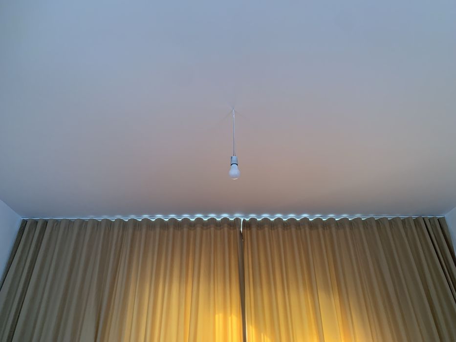 Draperii bej cu rejansa (3,8 m in total)