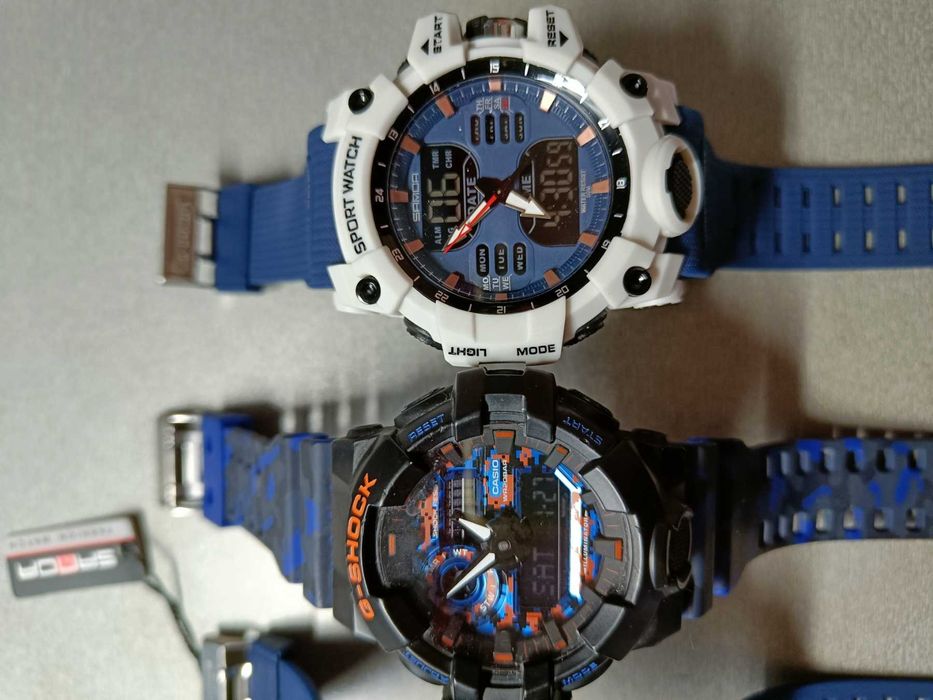 Мъжки спортен часовник Sanda - Черен