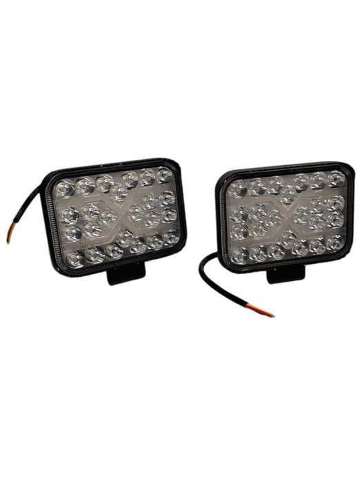 Прожектор с мигач 2 LED за кола 4"