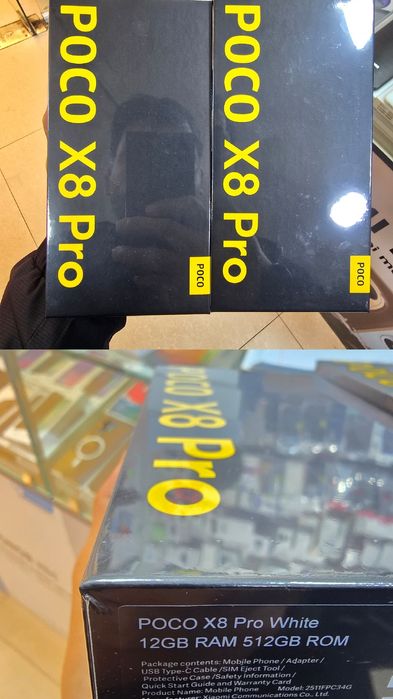 Poco X8 Pro 512gb Naqt va Nasiyaga