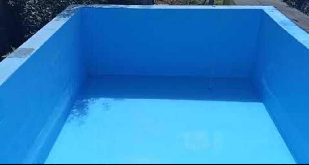 Краска для бассейна. матоый.