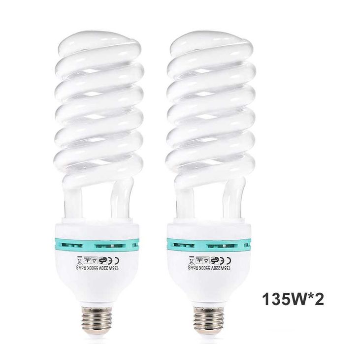 Softbox 50x70 Kit lumina continua 2x135W videochat foto studio moda