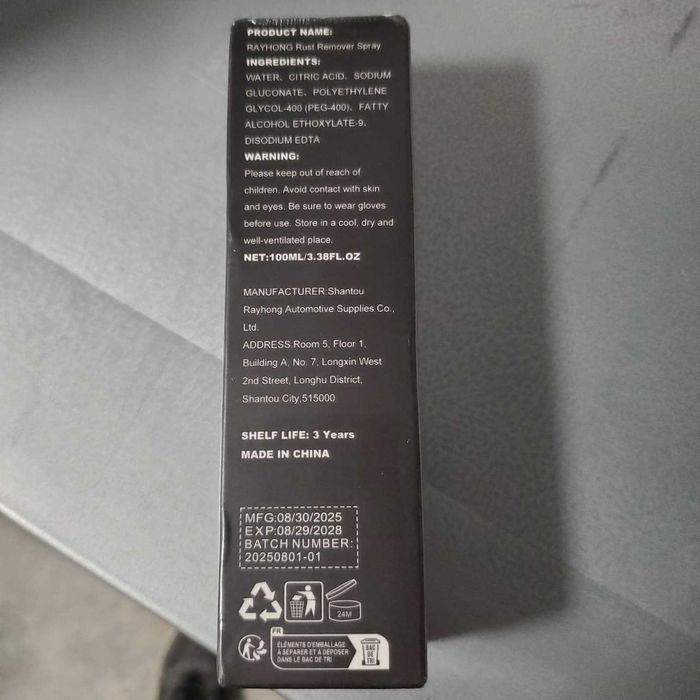 Solutie antirugina curatare rugina de pe orice element 100ml