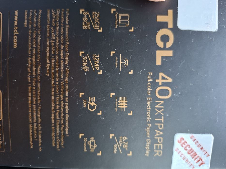 Tcl 40 nxtpaper смартфон