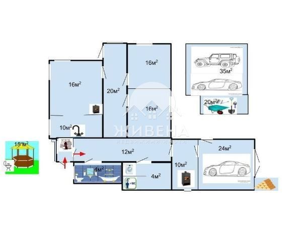 Продава къща в с.Батово, обл. Добрич