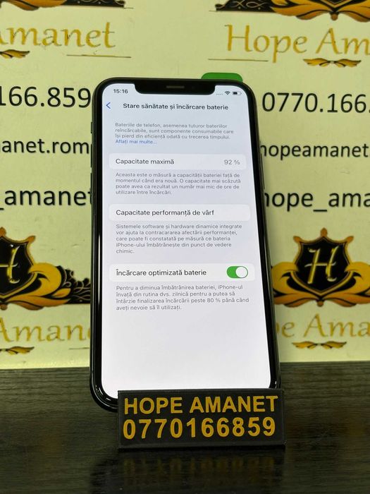 Hope Amanet P10/iPHONE 11 PRO 256 GB BT 92%