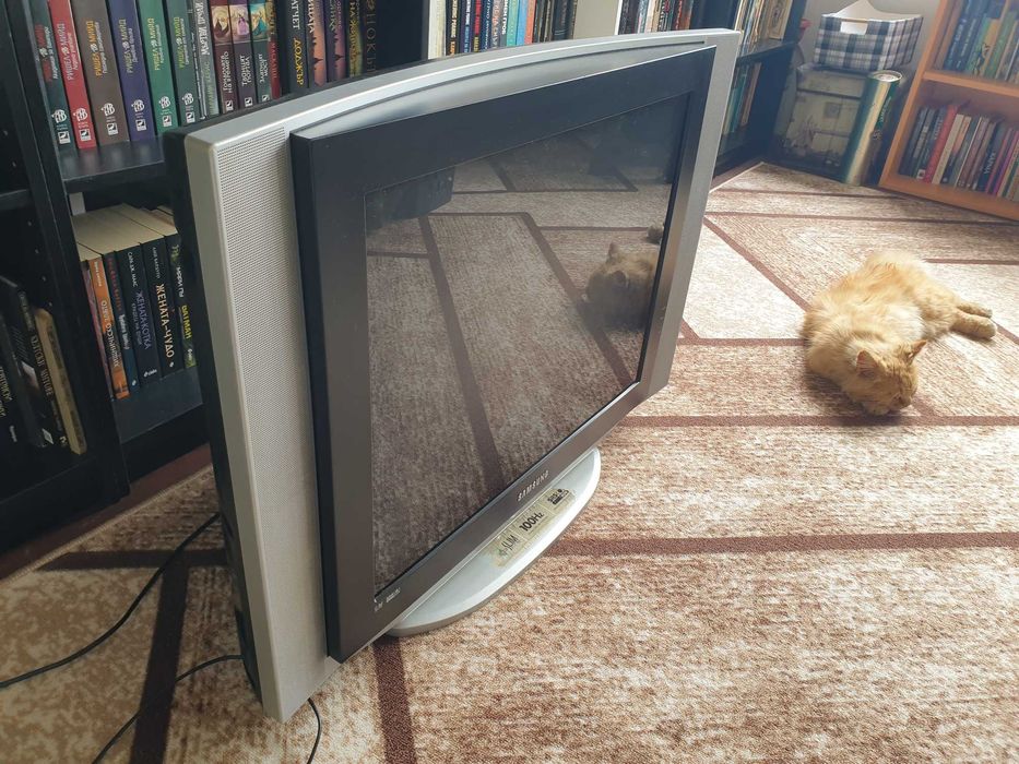 Телевизор Samsung 29 инча CW-29Z306V с намален обем в дълбочина.