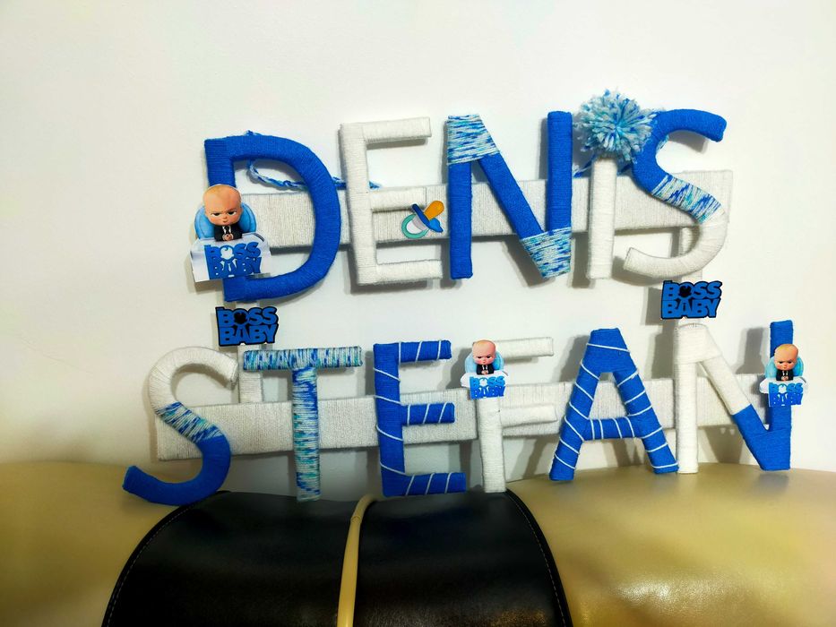 Nume din litere decorative