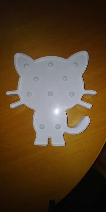 Нощна лампа коте